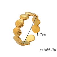 Ig Style Geometric Stainless Steel Plating Open Rings main image 4