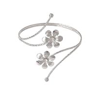 Mode Neues Schmuckarmband Übertrieben Metall Blume Armring Diamant Offenes Armarmband sku image 6