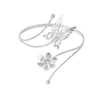 Mode Neues Schmuckarmband Übertrieben Metall Blume Armring Diamant Offenes Armarmband sku image 8