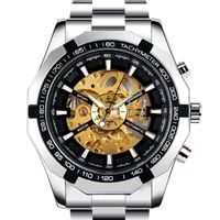 Business Gear Double Side Snaps Mechanical Men's Watches sku image 2