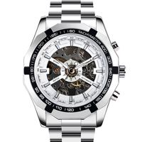Business Gear Double Side Snaps Mechanical Men's Watches sku image 5