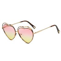 Simple Style Heart Shape Ac Special-shaped Mirror Full Frame Women's Sunglasses main image 4