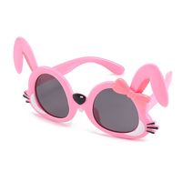 Cartoon Style Cute Sweet Rabbit Panda Pc Special-shaped Mirror Full Frame Kids Sunglasses main image 2