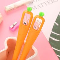 1 Piece Carrot Class Learning Daily Plastic Cute Gel Pen main image 4