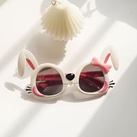 Cartoon Style Cute Sweet Rabbit Panda Pc Special-shaped Mirror Full Frame Kids Sunglasses main image 3