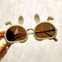 Cute Sweet Bunny Ears Pc Special-shaped Mirror Full Frame Kids Sunglasses main image 4