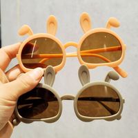 Cute Sweet Bunny Ears Pc Special-shaped Mirror Full Frame Kids Sunglasses main image 3