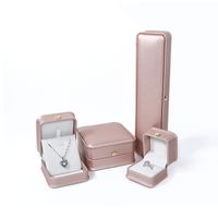 Simple Style Solid Color Pu Leather Jewelry Boxes sku image 8