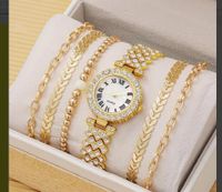 Fashion Solid Color Jewelry Buckle Quartz Women's Watches sku image 1