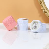 Simple Style Solid Color Plastic Jewelry Boxes main image 3