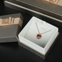 Simple Style Classic Style Solid Color Paper Jewelry Boxes main image 2