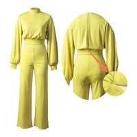 Women's Daily Simple Style Solid Color Full Length Jumpsuits main image 4