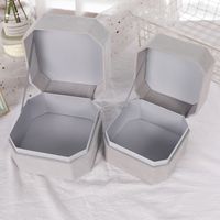 Classic Style Solid Color Velvet Cloth Jewelry Boxes sku image 6