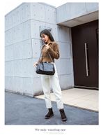 Women's Medium Pu Leather Solid Color Vintage Style Streetwear Square Magnetic Buckle Shoulder Bag Underarm Bag main image 5
