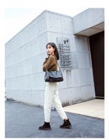 Women's Medium Pu Leather Solid Color Vintage Style Streetwear Square Magnetic Buckle Shoulder Bag Underarm Bag main image 6