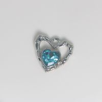1 Piece Simple Style Heart Shape Alloy Plating Inlay Jewelry Accessories main image 3