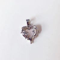 1 Piece Lady Heart Shape Crown Flower Copper Plating Inlay Jewelry Accessories sku image 8
