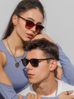 New Simple Retro Square Men And Women's Sunglasses main image 4