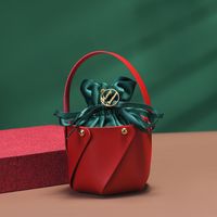 Weihnachten Einfarbig Pu-leder Gruppe Zubehör Für Geschenkverpackungen 1 Stück sku image 1