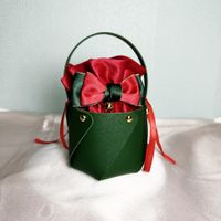 Weihnachten Einfarbig Pu-leder Gruppe Zubehör Für Geschenkverpackungen 1 Stück sku image 6