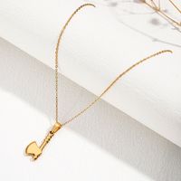 Casual Axe Stainless Steel Pendant Necklace main image 4