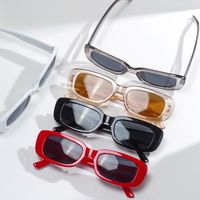 Basic Cool Style Solid Color Resin Oval Frame Full Frame Women's Sunglasses main image 3