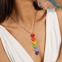 Romantic Heart Shape Zinc Alloy Women's Pendant Necklace main image 1