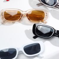 Basic Cool Style Solid Color Resin Oval Frame Full Frame Women's Sunglasses main image 5