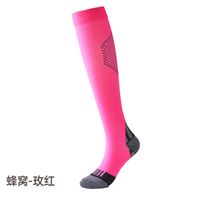 Unisex Sports Color Block Nylon Spandex Jacquard Socks sku image 7