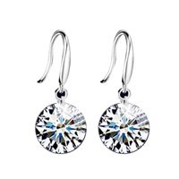 Asymmetrical Earrings With Diamond Notes Student Girl Shine Personality Music Symbol Jewelry sku image 5