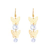 Asymmetrical Earrings With Diamond Notes Student Girl Shine Personality Music Symbol Jewelry sku image 14