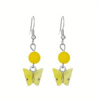 Asymmetrical Earrings With Diamond Notes Student Girl Shine Personality Music Symbol Jewelry sku image 4