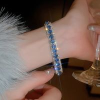 Elegant Glam Square Metal Inlay Artificial Gemstones Women's Bracelets Bangle sku image 8