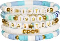 Bohémien Lettre Matériaux Mixtes Perlé Fait Main Unisexe Bracelets sku image 12