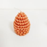 Christmas Fashion Pine Cones Wax Festival Candle 1 Piece sku image 1