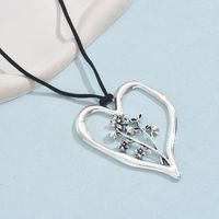 Streetwear Heart Shape Alloy Plating Silver Plated Women's Pendant Necklace sku image 19