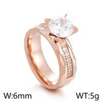 Titanium Steel 18K Gold Plated Simple Style Plating No Inlaid sku image 14