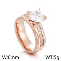 Titanium Steel 18K Gold Plated Simple Style Plating No Inlaid sku image 15