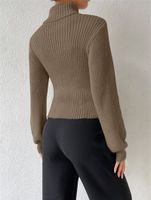 Women's Sweater Long Sleeve Sweaters & Cardigans Elegant Streetwear Solid Color main image 3