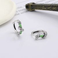 1 Pair Cool Style Snake Plating Copper Earrings main image 5