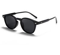 Elegant Basic Simple Style Solid Color Tac Round Frame Full Frame Men's Sunglasses sku image 1