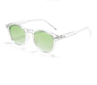 Elegant Basic Simple Style Solid Color Tac Round Frame Full Frame Men's Sunglasses sku image 4