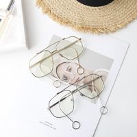 Ig Style Simple Style Solid Color Resin Special-shaped Mirror Full Frame Optical Glasses main image 1