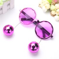 Funny Solid Color Ac Round Frame Full Frame Women's Sunglasses main image 3