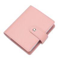 Unisex Solid Color Pu Leather Buckle Coin Purses sku image 2