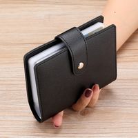 Unisex Solid Color Pu Leather Buckle Coin Purses main image 2