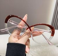 Streetwear Solid Color Ac Round Frame Full Frame Optical Glasses main image 1