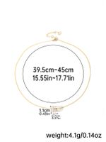 Elegant Simple Style Geometric Copper Inlay Zircon 18k Gold Plated Silver Plated Pendant Necklace sku image 1