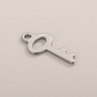 1 Piece Stainless Steel 18K Gold Plated Key main image 9