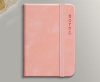 1 Piece Solid Color Class Learning Pu Leather Retro Notebook sku image 8